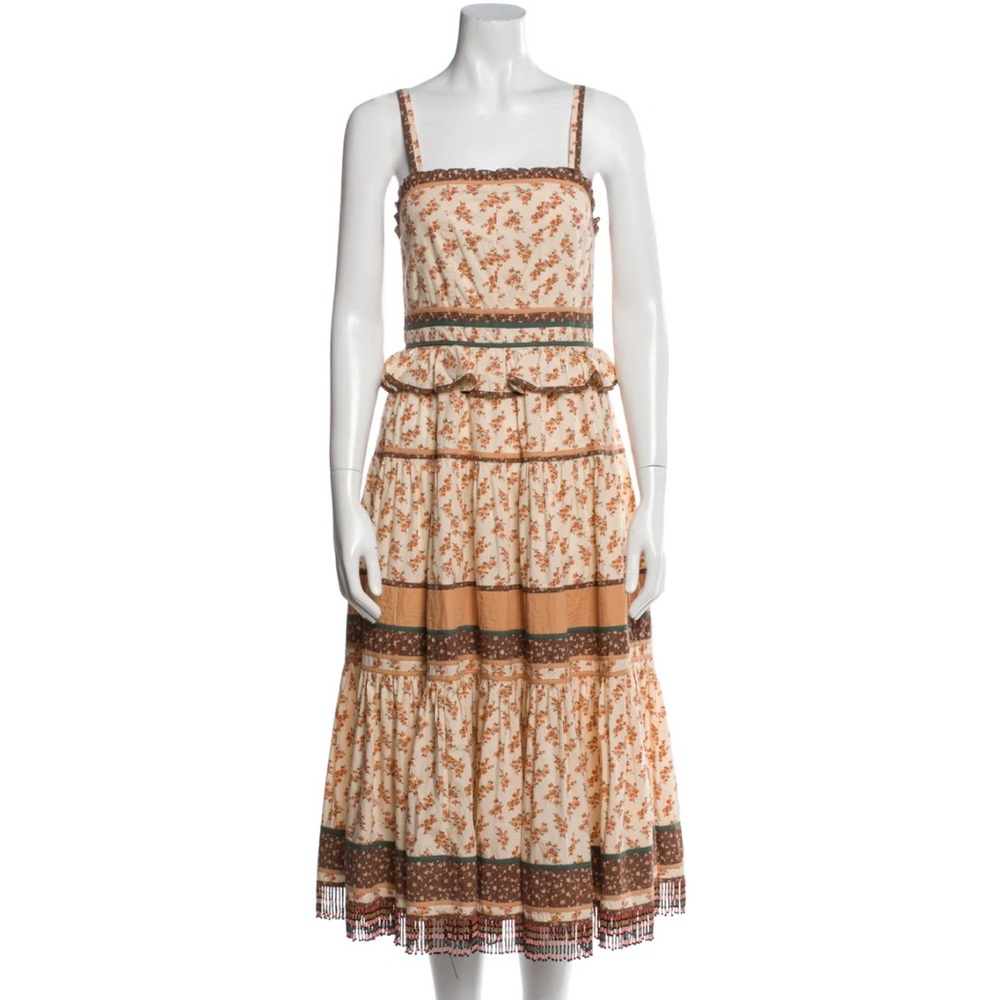 ULLA JOHNSON
Floral Print Midi Length Dress
Size: XS | US 2